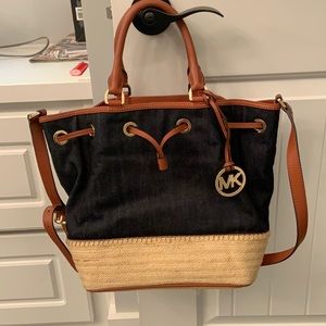 Michael Kors bucket drawstring/shoulder bag.